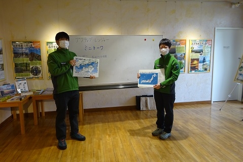 ARによるミニトークショー