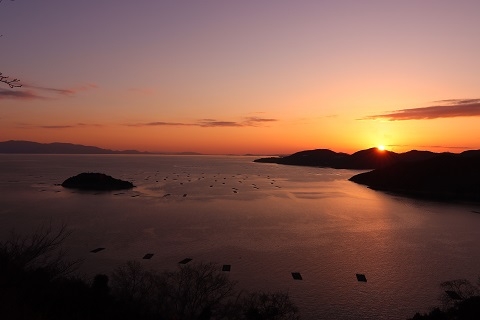 金ヶ崎から見る瀬戸内海
