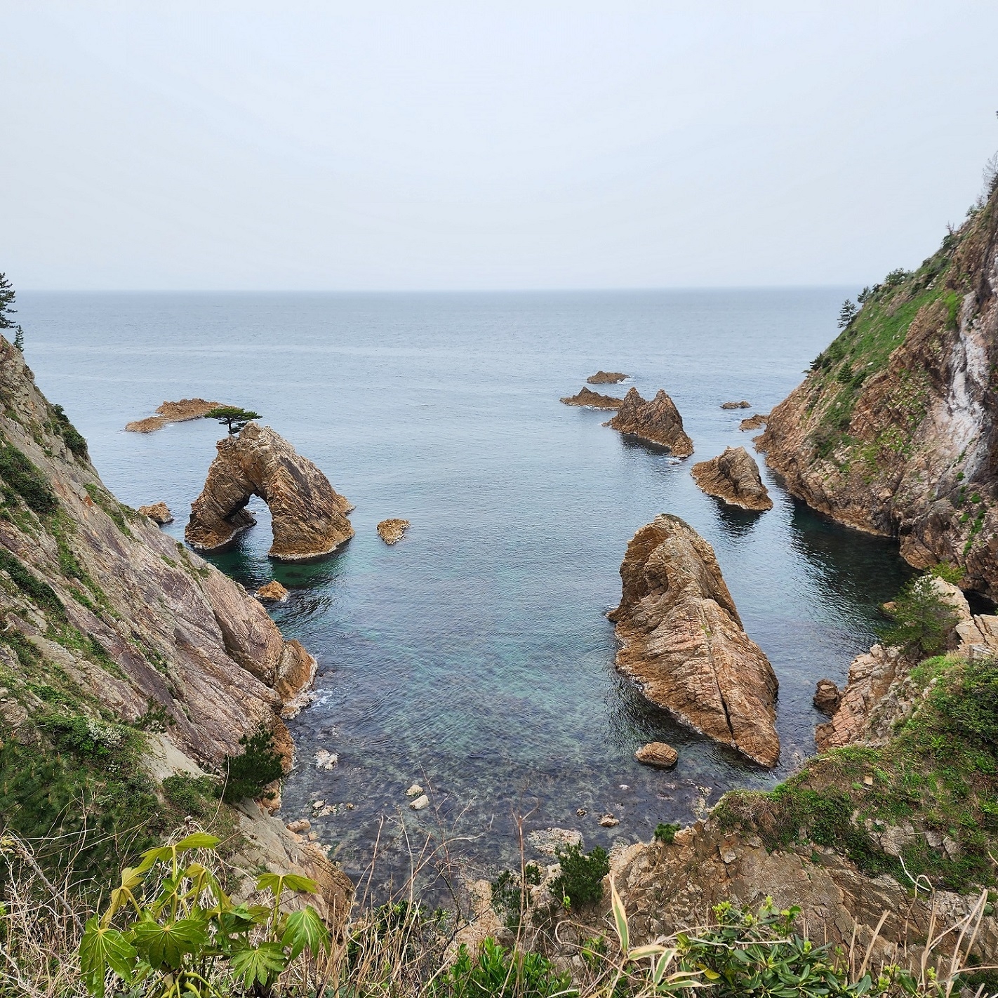 千貫松島展望所付近から