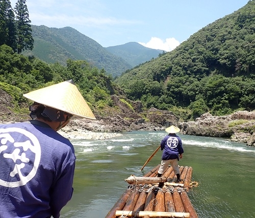 北山川観光筏下り