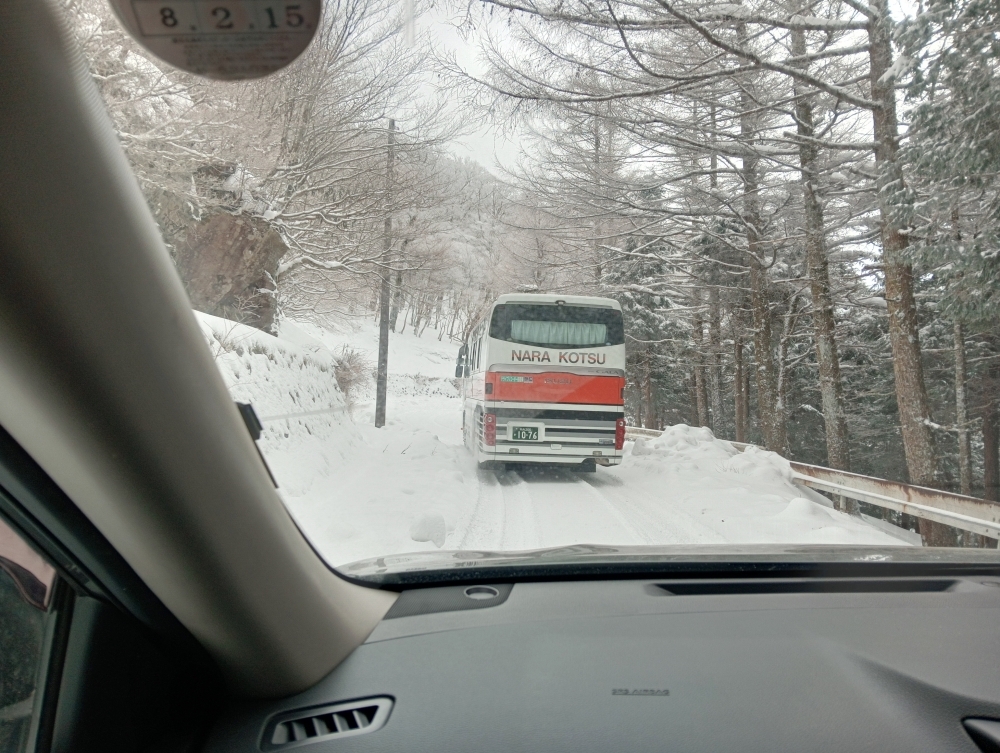 雪が積もったドライブウェイ