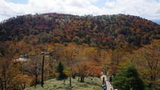 日出ヶ岳から南を望む